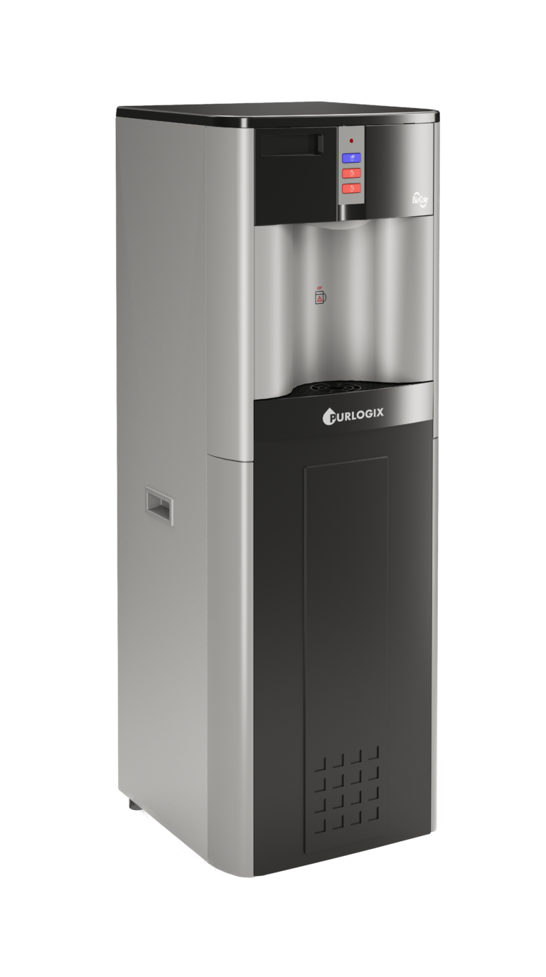 Purlogix WL100 freestanding model, three-quarter front view