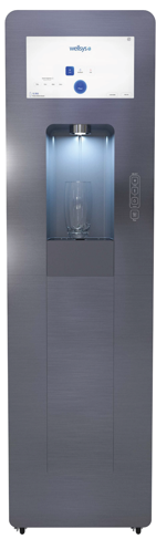 Wellsys XL1 freestanding hydration center, front view